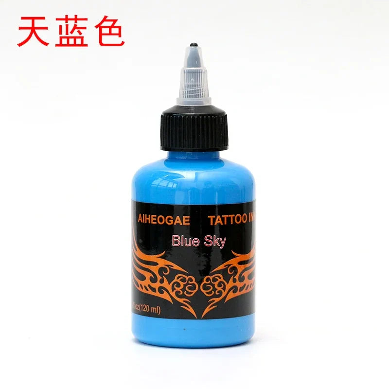 120ml Professional Tattoo Pigment for Body Art Natural Plant Micropigmentation Pigment Permanent Tattoo Ink