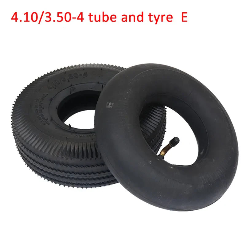 4.10/3.50-4 Tires 4.10-4 3.50-4 Tyre And Inner Tube for Electric Tricycle, Trolley,Electric Scooter,warehouse Car Tire Parts