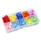 1set Color  Plastic Locking Stitch Markers Marker Buckle Marker  Counter Mark Crochet DIY Sewing Tools  Knitting Tools Supplies