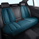 Universal Car Seat Covers Front Back Blue Cushion Breathable Waterproof Auto Ice Silk Mats Pad Full Set Fit Green Protector