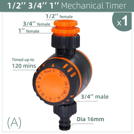 Automatic Controller Water Timer Mechanical Daily Garden Watering Irrigation Equipment for Gardening Hose Drip Sprinklers Tool