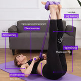 Multifunction Tension Rope Resistance Band Elastic Pedal Puller Leg Stretching Slimming Training Portable Fitness Equipment