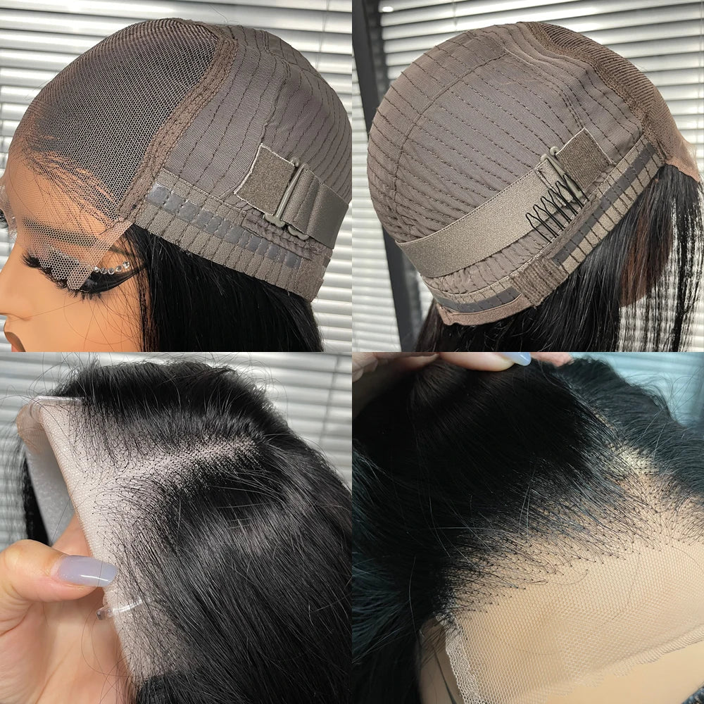 Straight Human Hair Wigs Glueless Wig Human Hair Ready To Wear 5X5 HD Lace Human Hair Lace Front Wig Brazilian Wig On Sale