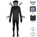 Skibidi Toilet Cosplay Costume TV Man Camera Man Costume Game skibidi dop yes yes yes toilet Halloween Jumpsuit Party Costumes