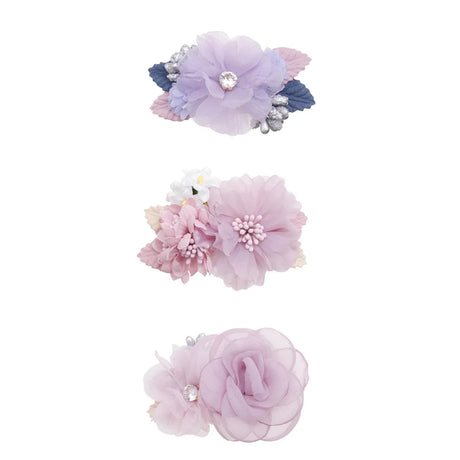 Baby Accessories Princess Flower Hairpins for Baby and Little Girl Imitation Headdress Kids Princess Hair Accessories 3 Pcs Set