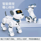 Programming Remote Control Dog Robots Toys Kids Girls Music Dancing Robotic Children Simulation RC Animals Boys Puzzle Smart Pet