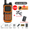 2024 Baofeng UV-G30 Pro Walkie Talkie Long Range Portable 1000 Channel Ham FM Radios UHF VHF USB-C Charge 2-Way Radio Waterproof