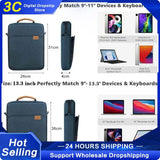 Crossbody Bag Large Capacity Polyester Tablet And E-book Cases Carrying Bag Flannel Lining Computer Bag And Case Waterproof Bag