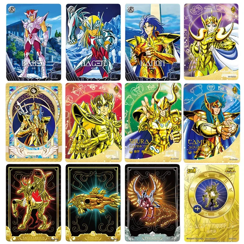 Genuine Saint Seiya Cards Anime Game Saints Awakening Collection Cards Gold Saints Shining Cards Children's Gifts