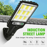 Outdoor Solar Street Lights Waterproof Solar Lamp With 3 Mode Motion PIR Motion Sensor Waterproof Pathway Spotlight For Yar G2M4