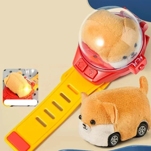 2.4G Mini Watch Control Car Cute RC Car Kids Accompany Play Rabbit Dog Animal Birthday Gift Children Christmas watch RC Car Toys