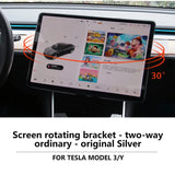 For Tesla Model 3 Y 2023 Accessories New Central Control Screen Rotation Bracket Car GPS Navigation Holder Accessory 2022