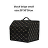 Car Trunk Organizer Box Large Capacity Auto Multiuse Tools Storage Bag Stowing Tidying Leather Folding For Emergency Storage Box