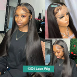 Melodie HD 30 40 Inches Transparent 5x5 Glueless Ready to Go Wear Straight 13x6 Lace Frontal Human Hair Wigs 13x4 Lace Front Wig