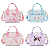 Sanrio Hello Kitty Backpack My Melody Schoolbag Cinnamoroll Handbag Kuromi Crossbody Bag Pochacco Pu Leather Wallet