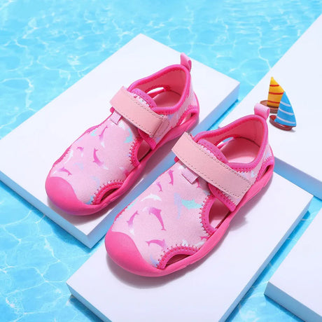 summer Kids Sandals Spring and Summer Children's Closed Toe Sports Beach Shoes Girls For Boys Wading Shoes Children beach shoes