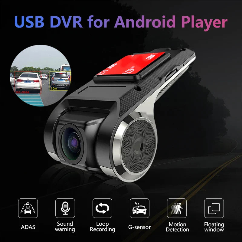 Car Camera Recorder HD Hidden Camera WIFI Dual-lens USB Dash Cam for Car DVD Android Player ADAS 1080P Night Version 4k Dash Cam