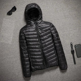 Men's Jackets Spring New Hooded Ultralight Quilted Coat for Warm Winter Down Coats Light Puffer Lightweight Down Jackets