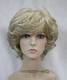 Women Fashion Short Wigs Blonde Brown Black Wig Bob Curly Wigs Real Natural Hair