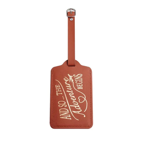 Travel Accessories Colored Letter Leather Luggage Tag with Name ID Address Waterproof Ultra-thin Aircraft Boarding Baggage Label