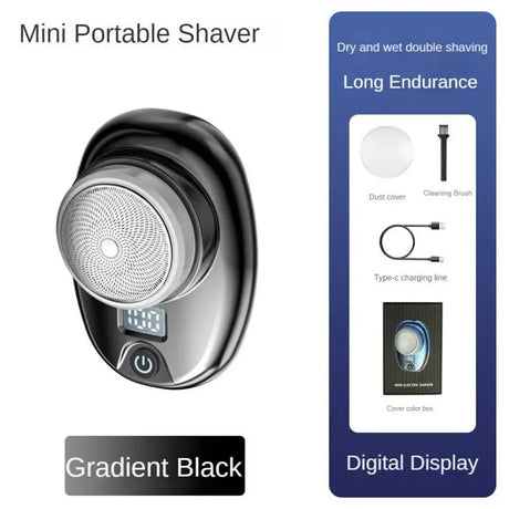 XIAOMI Electric Mini Shaver Waterproof USB Rechargeable Razor Men's Travel Portable Beard Knife For Home Personal Care Appliance