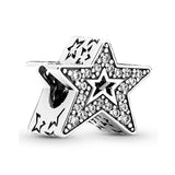 10Pcs/lot Hot Sale Star Moon Astronaut Charms Beads Pendant Fit DIY Bracelets Bangles Jewelry For Women Men Jewelry Gift Pulsera