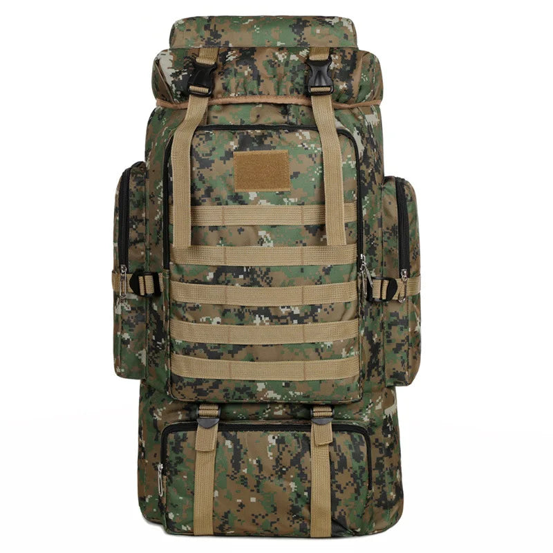 New Tactical Backpack for Outdoor Hiking with Large Capacity and Camouflage Design