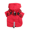 Dog Cat Raincoat Jacket Traction&Reflective Design Pet Puppy Windbreaker Coat Autumn Apparel