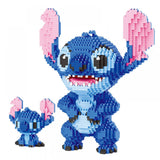 2300Pcs+ Mini Bricks Toys Stitch Diamond Building Block Micro Stitch Disney Cute 3D Model Lilo & Stitch for Children Nano Block