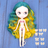 ICY DBS 10th Anniv Blyth doll 30cm 1/6 BJD toy glossy/matter shiny face colorful hair joint body