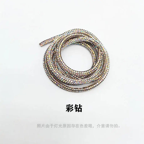 Shiny Rhinestone Shoelaces for Converse Ins Hot Sell Creative Diamond Laces Diy Laces for Sneakers