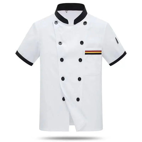 Professional Short Sleeve Chef Jacket for Food Service Industry