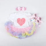 Baby girl Clothes elsa anna costume for Baby Infant Birthday Party Dress Tutus Newborn Jumpsuit Bebe Romper Little Girl Clothes