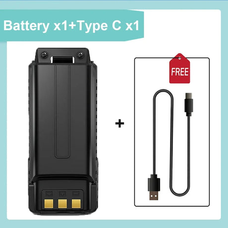 BF-F8HP Battery BaoFeng UV-5R USB Type c Original Enlarge 3800mah Extended Li-ion Battery BL-5 Ham Radio UV-5RE Walkie Talkies