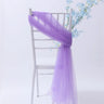 20pc/lot Tulle Sheer Organza Sashes For Wedding Banquet Party Arch Decoration DIY Chair Sashes Knots Background Veil Romantic