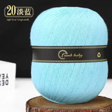 150g Solid Color Silk Cotton Yarn Soft Yarn For Crocheting, Knitting T-shirts Shawls Scarves Accessories And Handicrafts