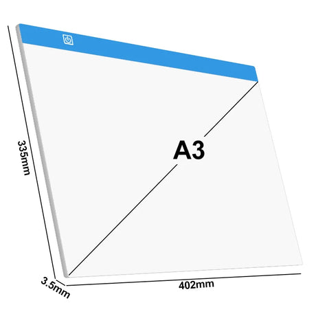 New A3/A4/A5 Three Level Dimmable Led Light Pad Drawing Board Pad Tracing Light Box Eye Protection Easier for Diamond Painting
