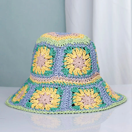 NEW 2022 Womens Straw Hats crochet hat bucket hat UV Protection Sun Visor beach hat Women Visors Ladies hat Women Summer hat Cap