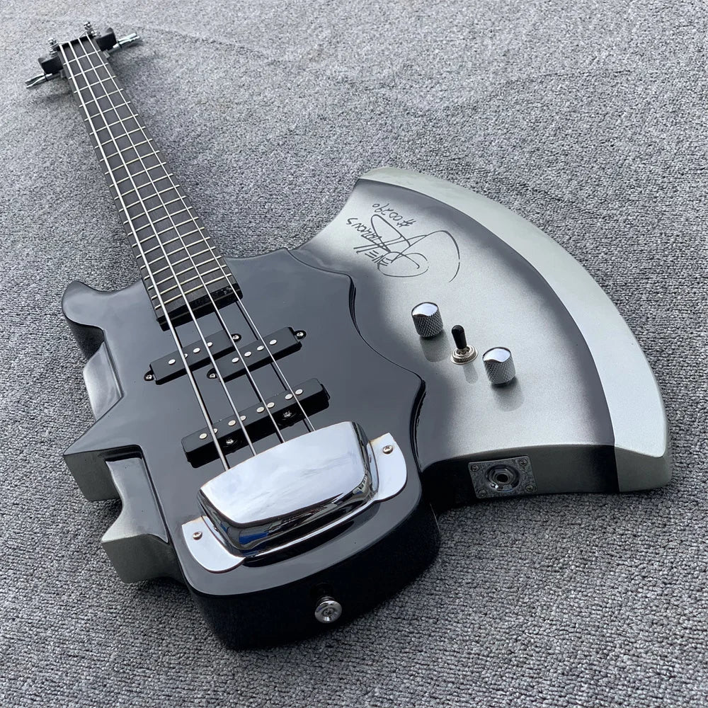 Forestwind guitar Gene SIMMON Axe 4 strings Bass Electric musical instrument shop Real picture electric guitars guitarra