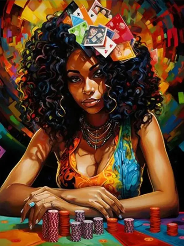 FULLCANG Diy 5D Diamond Painting New Collection African Woman Full Rhinestone Drill Mosaic Embroidery Poker Girl Picture FG2166