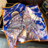 New 2023 Point 100% Mulberry Silk Scarf Fashion Women Summer Beach Small Scarves Shawl Bandana Hijab Pashmina Poncho 53*53cm