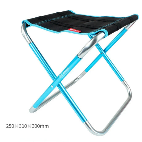 Folding Stool Large 7075 Aluminum Alloy Outdoor Portable Barbecue Fishing Folding Chair Camping Climbing Stool Portable Chair