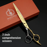 Mizutani new CNC scissors 6-6.3-6.7-7inch bearings screw Thin scissors for haircuts Salon Professional Hairdressing Tools