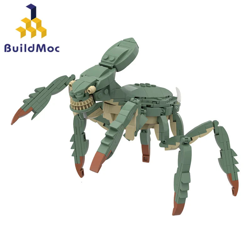 MOC Movie Space Crustacean Beast  Acklay Monster War Building Block Creative Construction Model Assembly DIY Bricks Toy Kid Gift