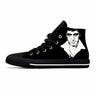 Hot Scarface Tony Montana Movie Anime Cartoon Casual Shoes High Top Lightweight Summer Board Shoes Breathable Men Women Sneakers