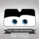 6 Colors Eyes Heated Windshield Sunshade Car Window Windscreen Cover Sun Shade Auto Sun Visor Car-covers Car Solar Protection