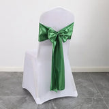 Wholesale 10/50pcs Satin Chair Bow Sashes Wedding Chair Knot Ribbon Ties For Party Event Hotel Banquet Supplies Home Decorations