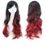 Lady 80cm Long Curly Wigs Fashion Cosplay Costume Hair Anime Full Wavy Party Wig