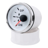 9-32V 52mm Trim Gauge Up to Down Waterproof Trim Meters Balance Instrument for Bus Auto Boat Truck 0-190ohm Trim Tilt Indicator