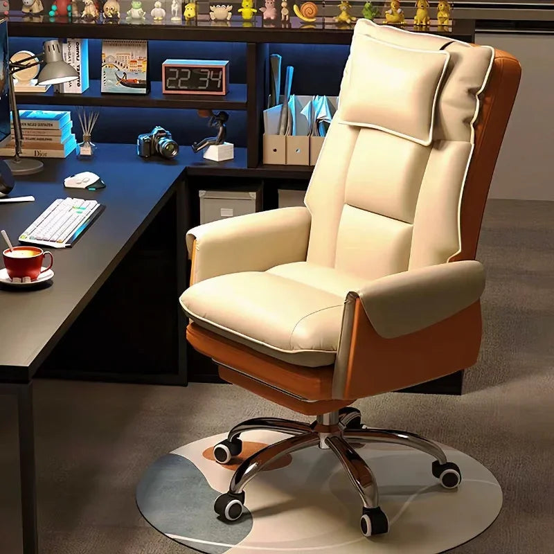 Computer Gaming Chairs with Reclining Backrests,Rotating Boss Chairs,Sofa Seats, Comfortable Office Chairs, Home, New